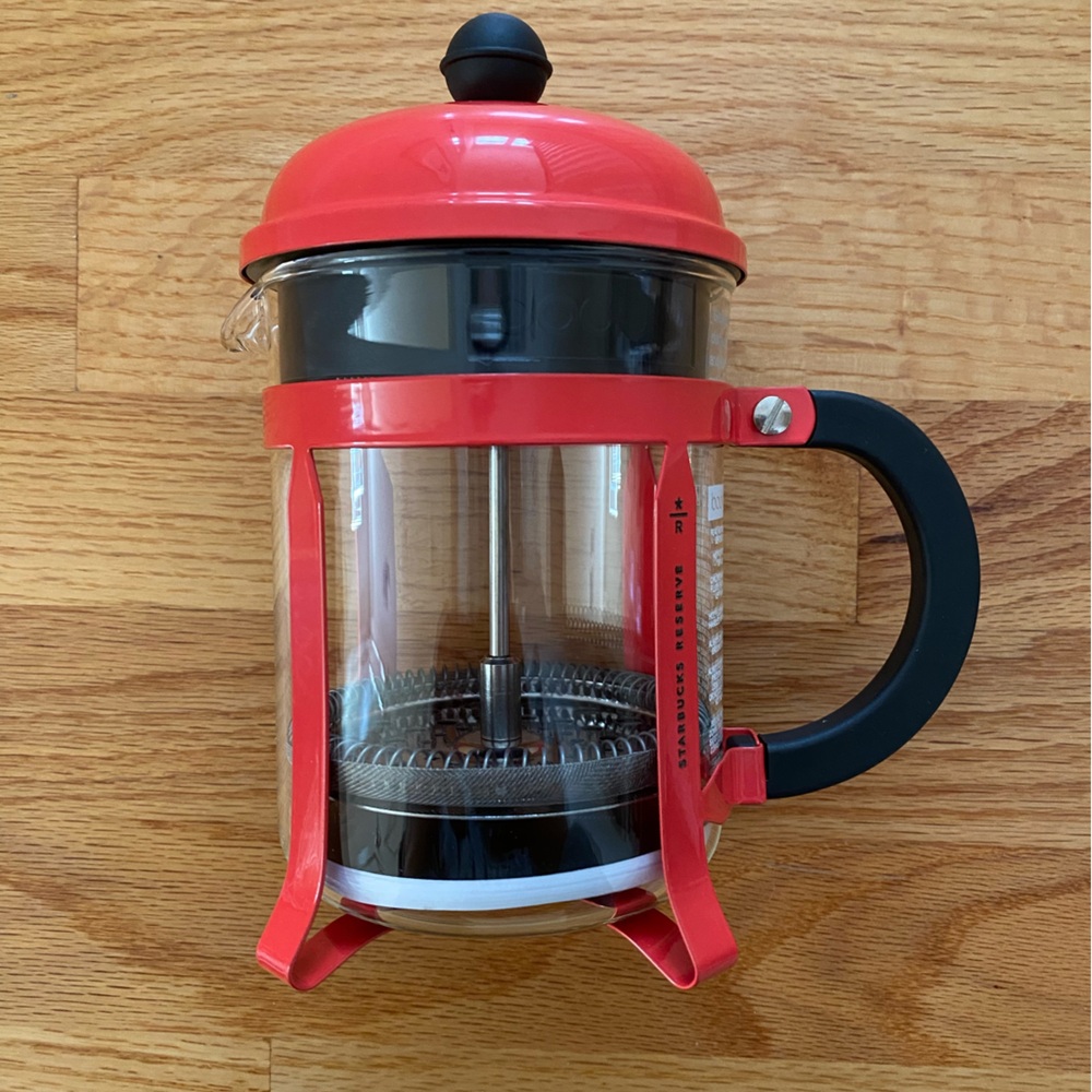 Bodum Red and Black French Press